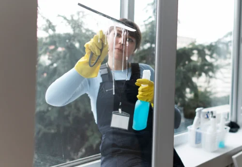 Nettoyage de vitres intérieures et extérieures à Bodilis